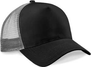 Beechfield - Snapback Trucker (Black/Light Grey)