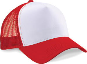 Beechfield - Snapback Trucker (Classic Red/White)