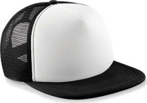 Beechfield - Vintage Snapback Trucker (Black/White)