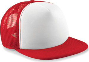 Beechfield - Vintage Snapback Trucker (Classic Red/White)