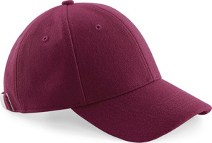 Beechfield - Melton Wool 6 Panel Cap (Burgundy)