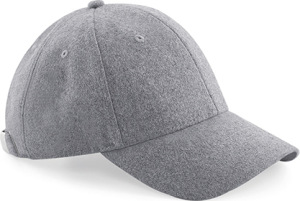 Beechfield - Melton Wool 6 Panel Cap (Grey)