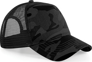 Beechfield - Camo Snapback Trucker (Midnight Camo/Black)