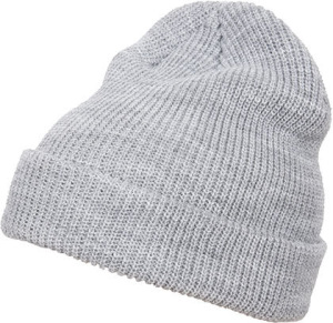 Flexfit - Long Knit Beanie (Heather Grey)