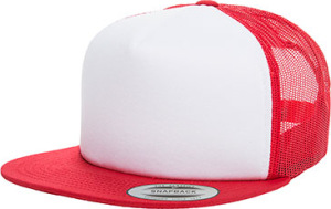 Flexfit - Foam Trucker with white Front (Red/White/Red)