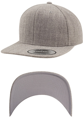 Flexfit - Classic Snapback (Heather Grey/Heather Grey)