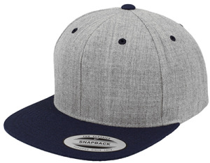 Flexfit - Classic Snapback 2-Tone (Heather Grey/Navy)