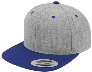 Flexfit - Classic Snapback 2-Tone (Heather Grey/Royal)