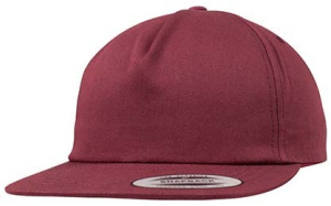 Flexfit - Unstructured 5-Panel Snapback (Maroon)