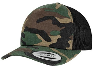 Flexfit - Camo Trucker (Wood Camo/Black)