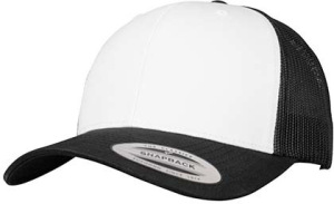 Flexfit - Retro Trucker Colored Front (Black/White/Black)