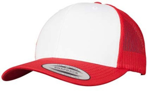 Flexfit - Retro Trucker Colored Front (Red/White/Red)