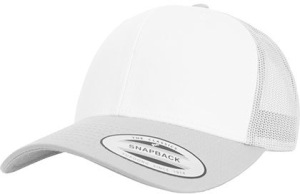 Flexfit - Retro Trucker Colored Front (Silver/White/Silver)