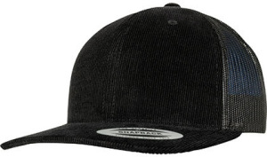 Flexfit - Corduroy Retro Trucker (Black)