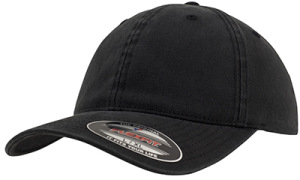 Flexfit - Garment Washed Cotton Dad Hat (Black)