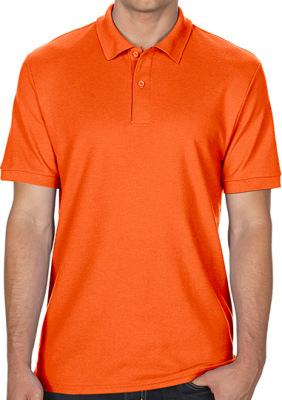 Gildan - Herren Double Piqué Polo (Orange)