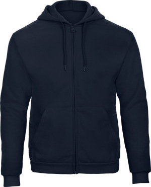 B&C - 50/50 Kapuzen Sweatjacke (navy)