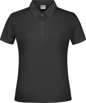 James & Nicholson - Damen Piqué Polo (black)