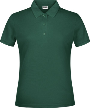 James & Nicholson - Damen Piqué Polo (dark green)