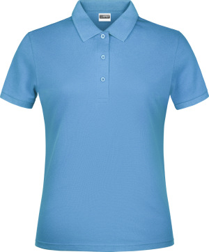 James & Nicholson - Damen Piqué Polo (sky blue)