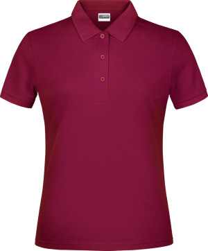 James & Nicholson - Damen Piqué Polo (wine)