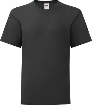 Fruit of the Loom - Kinder T-Shirt Iconic (black)