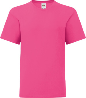 Fruit of the Loom - Kids' T-Shirt Iconic (fuchsia)