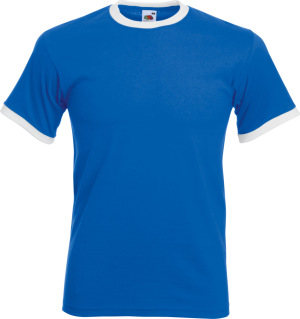 Fruit of the Loom - Ringer Tee (Royal Blue/White)