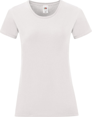 Fruit of the Loom - Ladies' T-Shirt Iconic (white)