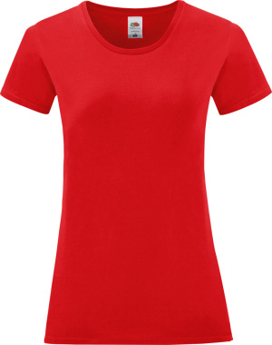 Fruit of the Loom - Ladies' T-Shirt Iconic (red)