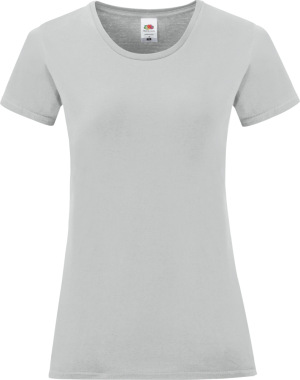 Fruit of the Loom - Damen T-Shirt Iconic (heather grey)