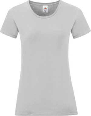 Fruit of the Loom - Ladies' T-Shirt Iconic (zinc)