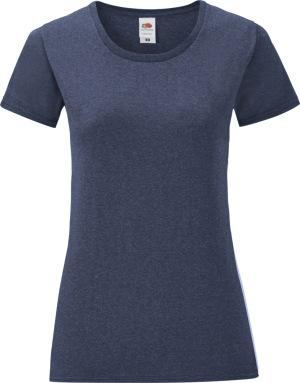 Fruit of the Loom - Ladies' T-Shirt Iconic (heather navy)