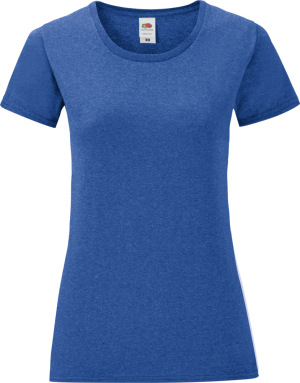 Fruit of the Loom - Ladies' T-Shirt Iconic (heather royal)