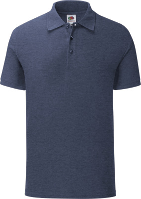 Fruit of the Loom - Herren Piqué Polo (heather navy)