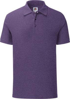 Fruit of the Loom - Herren Piqué Polo (heather purple)