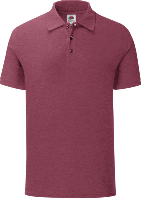 Fruit of the Loom - Herren Piqué Polo (heather burgundy)