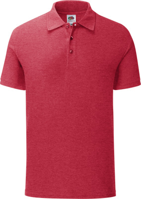 Fruit of the Loom - Herren Piqué Polo (heather red)