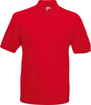 Fruit of the Loom - Pocket Polo 65/35 (Red)