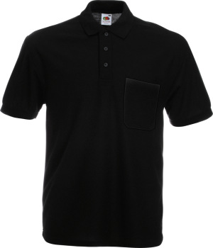 Fruit of the Loom - Pocket Polo 65/35 (Black)