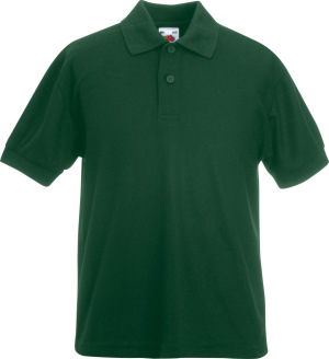 Fruit of the Loom - Kids 65/35 Piqué Polo (Bottle Green)