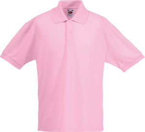 Fruit of the Loom - Kids 65/35 Piqué Polo (Light Pink)