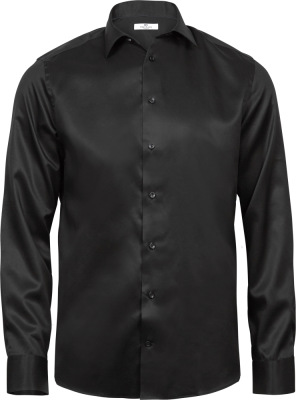 Tee Jays - Luxury Twill Shirt longsleeve (black)