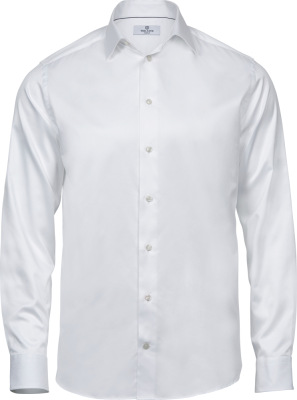 Tee Jays - Luxury Twill Shirt longsleeve (white)