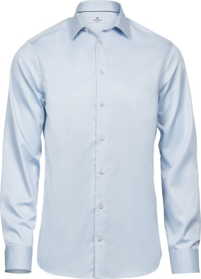 Tee Jays - Luxury Twill Shirt "slim fit" longsleeve (light blue)