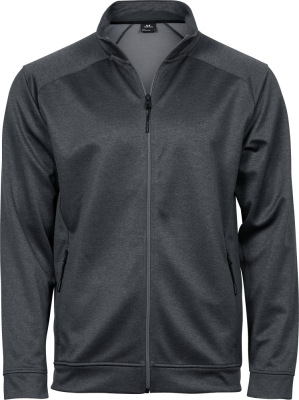 Tee Jays - Men's Performance Sweat Jacket (dark grey melange)