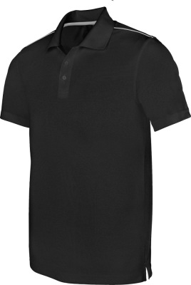 Kariban - Kurzarm Herren Interlock Polo Quick Dry (black)