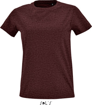 SOL’S - Damen Imperial Slim Fit T-Shirt (heather oxblood)