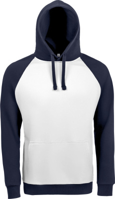 SOL’S - Raglan Hooded Sweat 2 colour style (white/navy)