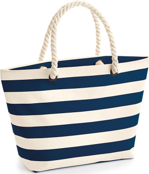 Westford Mill - Strandtasche "Boardwalk" (natural/navy)